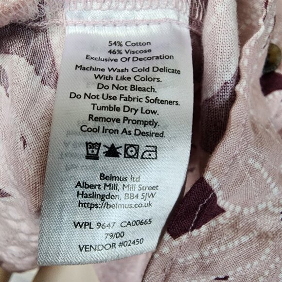 Eddie Bauer Button Down Shirt Womens Plus Size 2XL Pink Floral Collared - Picture 6 of 6